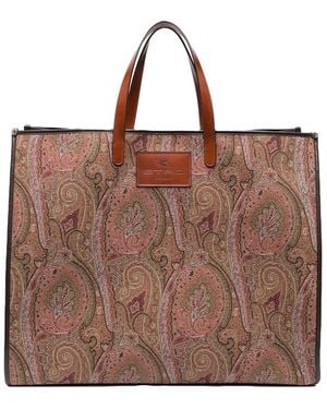 Etro Tote Bags - Marrón
