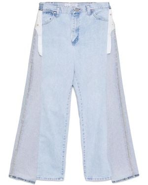 E.L.V. Denim Wide Jeans - Blue