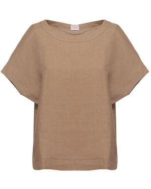 Marella Linea Emme Leinenbluse - Braun
