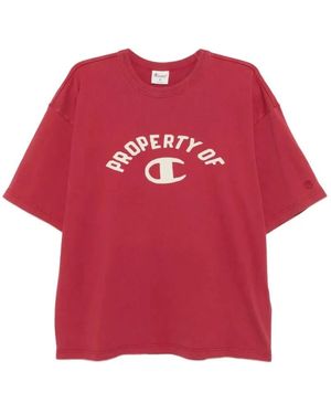 Champion T-Shirts - Red