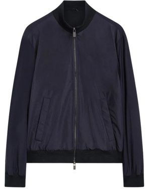 Pal Zileri Lichte Polyester Bomberjack - Blauw