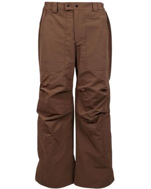 JG1 Fitness ,Bruin ,Nylon Lichte Ski Broeken