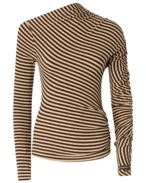Pinko Long Sleeve Tops - Marrón