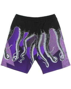 Octopus Casual Shorts - Bleu