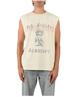 Purple Brand Sleeveless Tops - Neutro