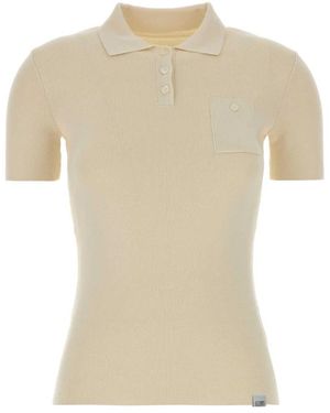 MM6 by Maison Margiela Polo Shirts - Natural