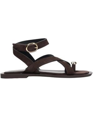 ESTRO Flat Sandals - Black