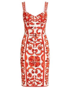 Dolce & Gabbana Short Dresses - Rojo