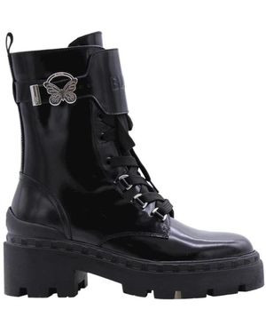 Blugirl Blumarine Lace-Up Boots - Black