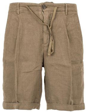 40weft Korte Broeken ,Groen ,Casual Shorts - Naturel