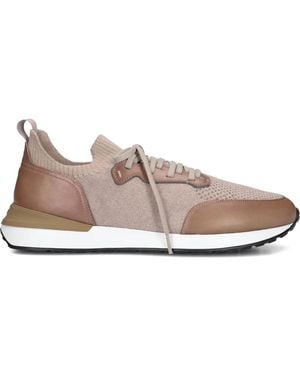 Magnanni Braune Ledersneakers Für Herren - Grau