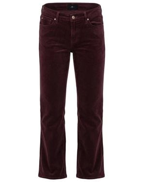 7 For All Mankind Boot-Cut Jeans - Rojo