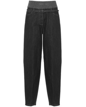Panicale Straight Jeans - Negro