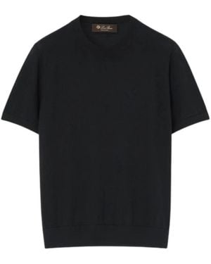 Loro Piana Round-Neck Knitwear - Noir