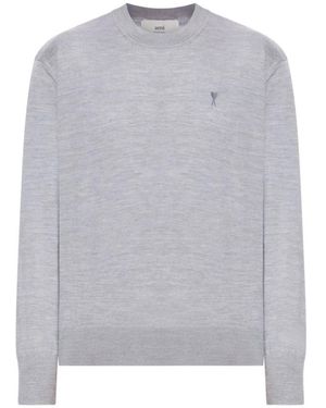Ami Paris Sweatshirts - Grey