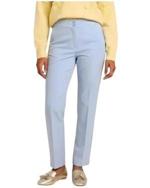 Amélie & Amélie Slim-Fit Trousers - Blue