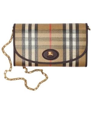 Burberry Highland Chain Crossbody - Weiß