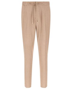 Etro Slim-Fit Trousers - Natural