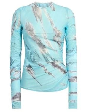 Moschino Long Sleeve T-Shirts - Blue