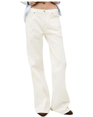 Ba&sh Wide Jeans - White