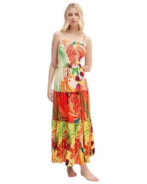 Desigual Bahamas Patch Jurk - Wit