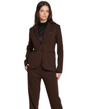 Mason's Dunkelbrauner Helena Damenblazer