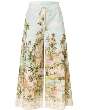 Cambio Wide Pants - Metallic