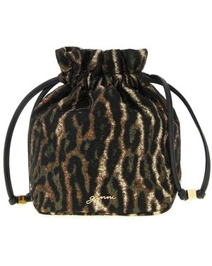 Ganni Bucket Bags - Negro