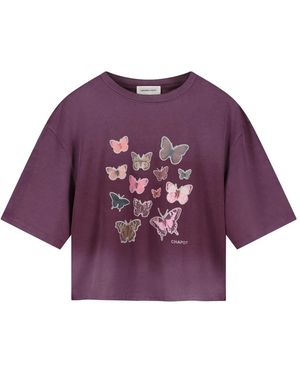 FABIENNE CHAPOT Benja Butterfly T-Shirt - Paars