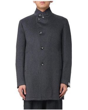 Tagliatore Single-Breasted Coats - Blue