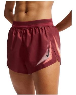 Nike Aeroswift Dri-Fit Adv 3" Hardloopshorts Met Binnenbroek - Rood