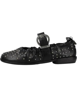 A.s.98 Schoenen ,Zwart ,Leer Zanna Ballerina