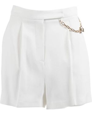 Elisabetta Franchi Short Shorts - White