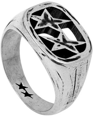 Twojeys Accessoires ,Grijs ,Framed Ring - Metallic