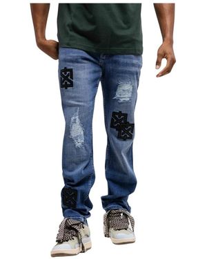 Xplct Studios Straight Fit Jeans - Blue