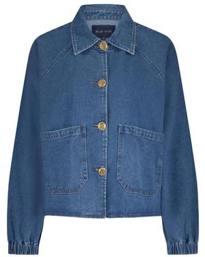Summum Sky Twill Denim Jack - Blauw