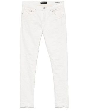 Purple Brand Slim Fit Jeans - White