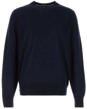 BOSS Round-Neck Knitwear - Azul