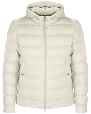 Eleventy Winter Jackets - Natural