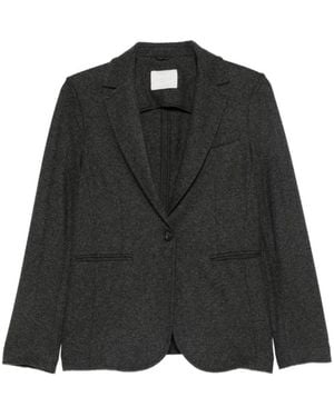 Circolo 1901 Jassen ,Grijs ,Wol Blazer Van Scheerwolmix - Zwart