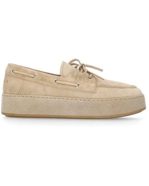 Hogan Boat Shoes - Natural