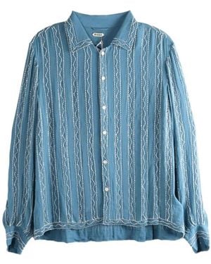 Bode Casual Shirts - Bleu