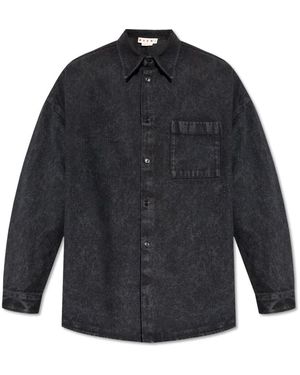 Marni Denim Shirts - Blue
