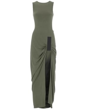 Coperni Kleedjes ,Groen ,Gedrapeerde Jurk