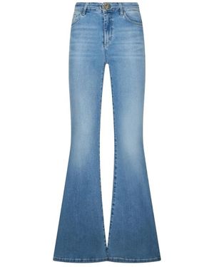 Liu Jo Jeans Bootcut Met Hoge Taille - Blauw