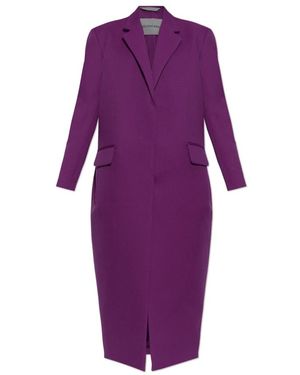 Balenciaga Single-Breasted Coats - Purple