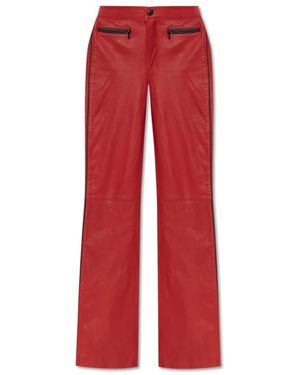 DIESEL Wide Trousers - Rojo