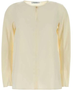 Max Mara Overhemden ,Wit ,Blouses - Naturel