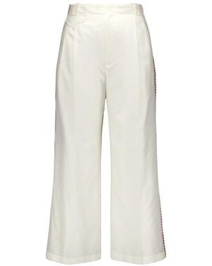 Zeus+Dione Cropped Trousers - White