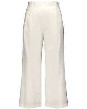 Zeus+Dione Cropped Trousers - White